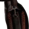 Womens Leather Handbag Leather Crocodile-Embossed Pattern With Top Handle Large Shoulder Bags Handbags - Image 7